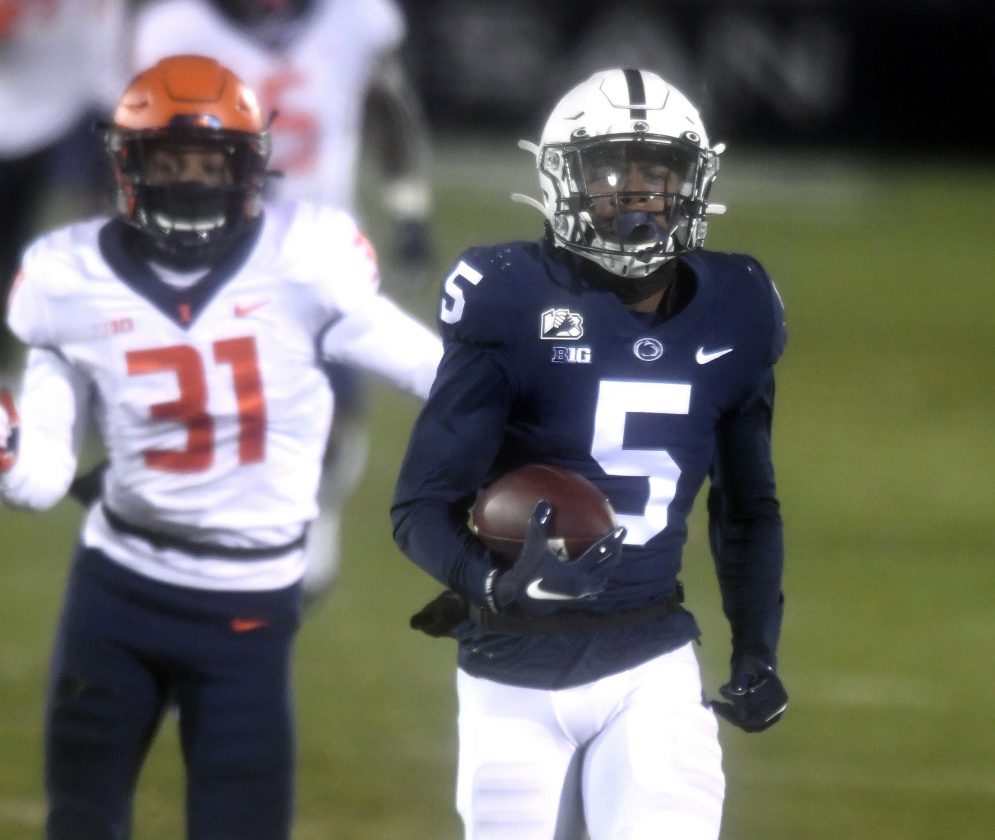 Penn State wide receiver Jahan Dotson confirms he’ll return for 2021